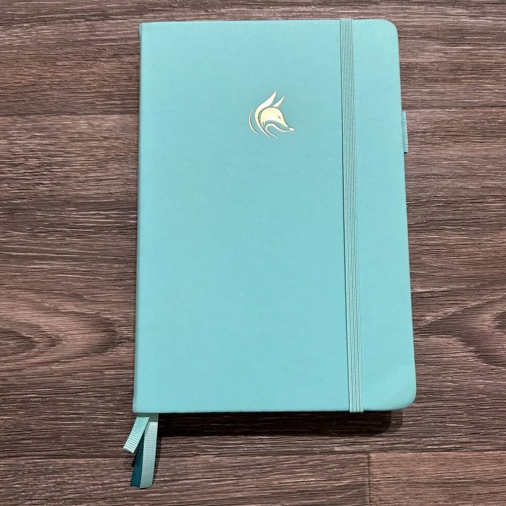 NEW Clever Fox Wellness Planner Goal Setting Journal Habit Tracker Stickers